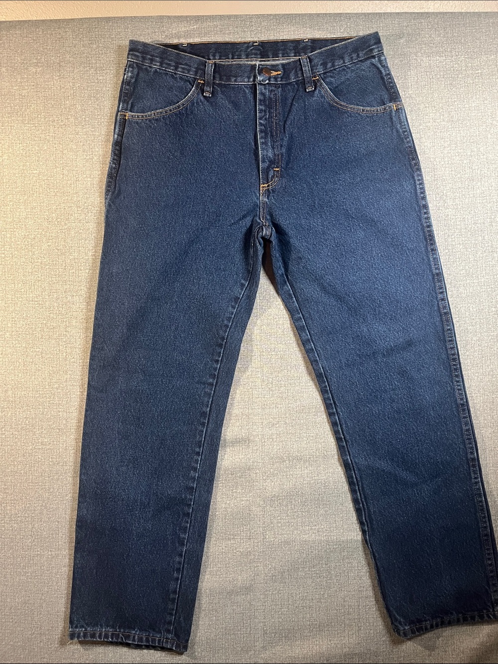 Rustler Cowboy Men's Dark Blue Jeans, size 36x30
